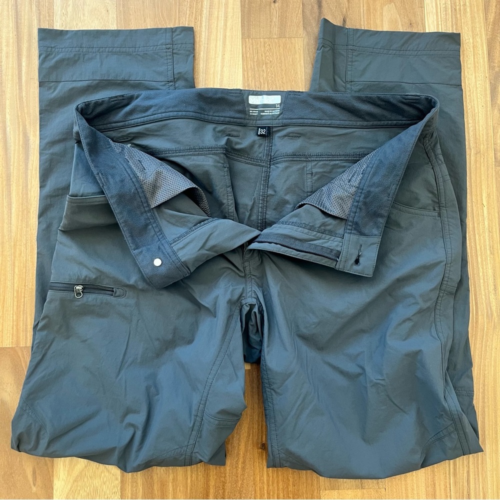 Marmot men’s Arch Rock nylon hiking outdoor pants gray 34/32 EUC